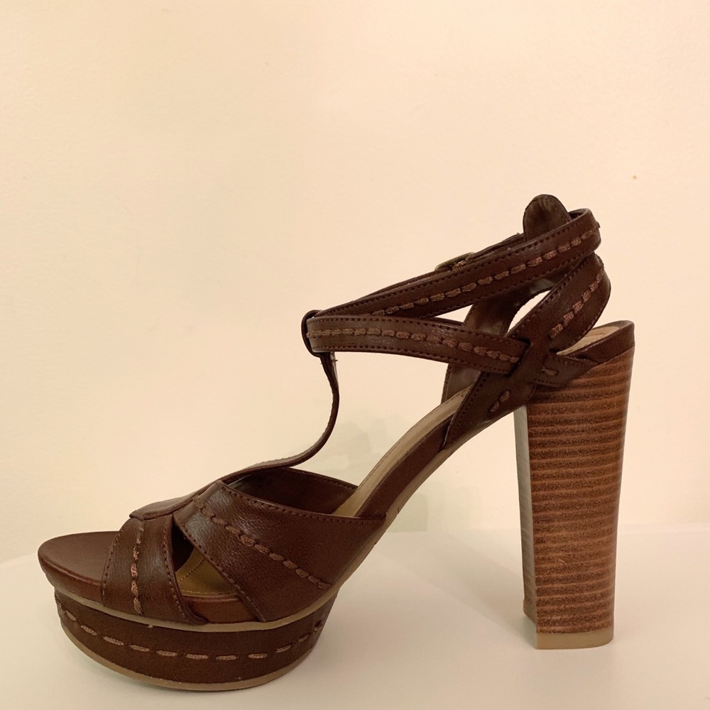 High-Heeled, Block Sandals